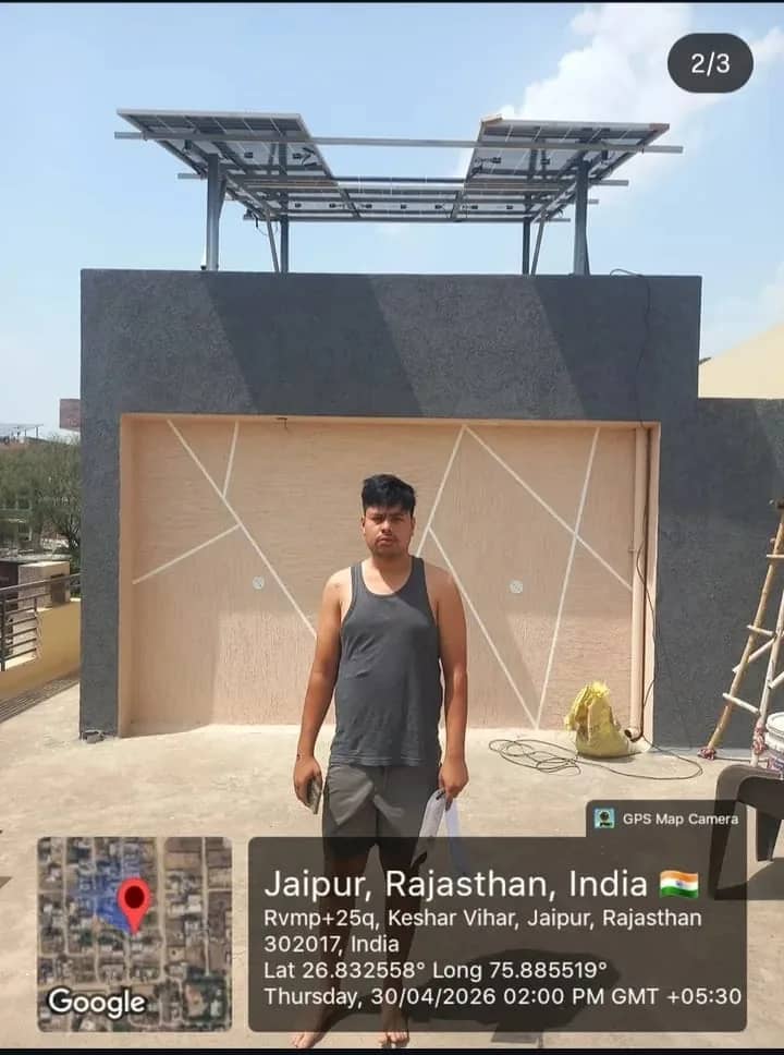 Residential Solar Installation — Keshar Vihar, Jaipur