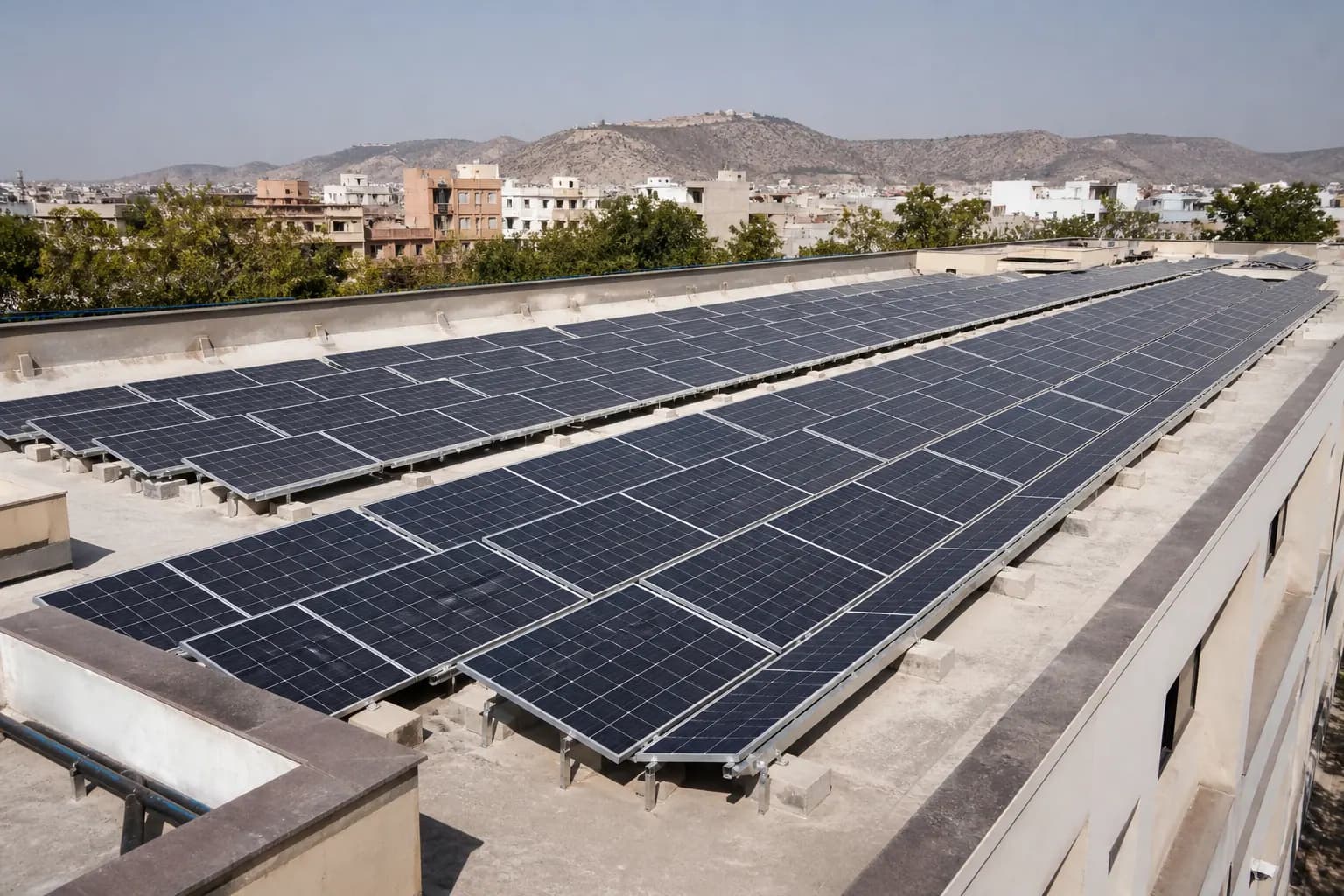 50 kW commercial solar installation covered under a SolarOnn annual maintenance contract